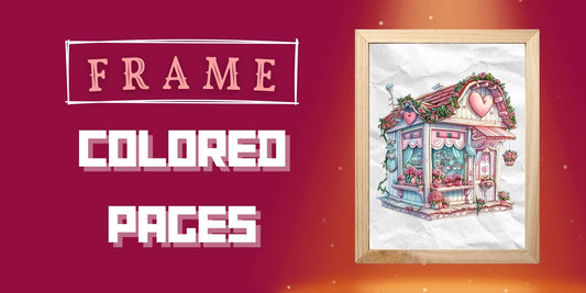 Frame Your Colored Pages