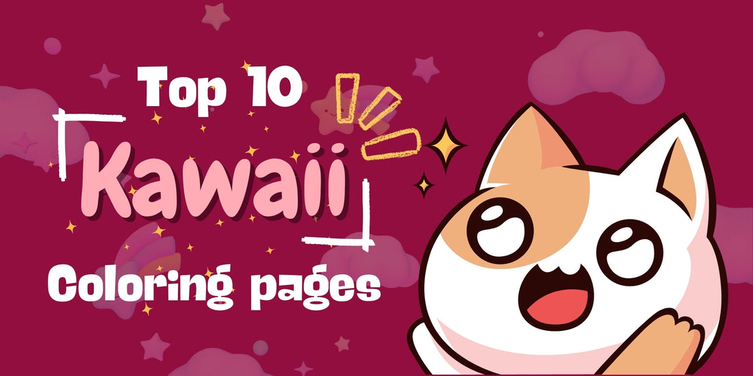 Top 7 Kawaii Coloring Pages For Adults
