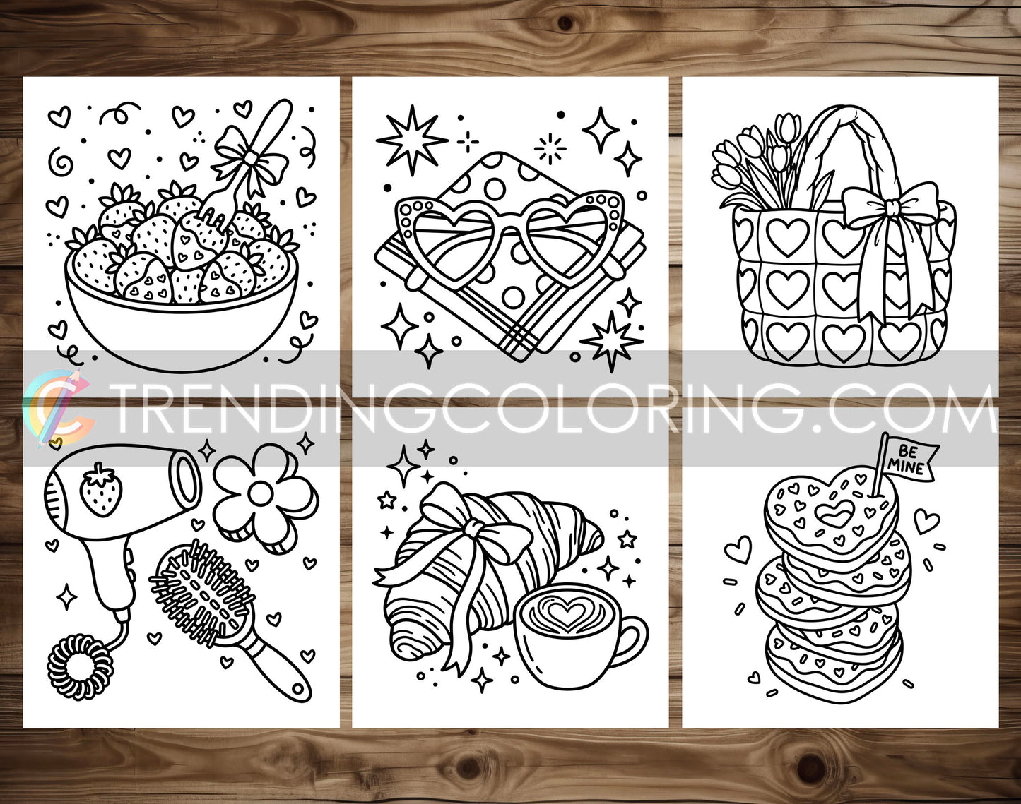 33 Cozy Girl Love Era 2 Cute and Simple Coloring Pages - PDF Download – preview 10