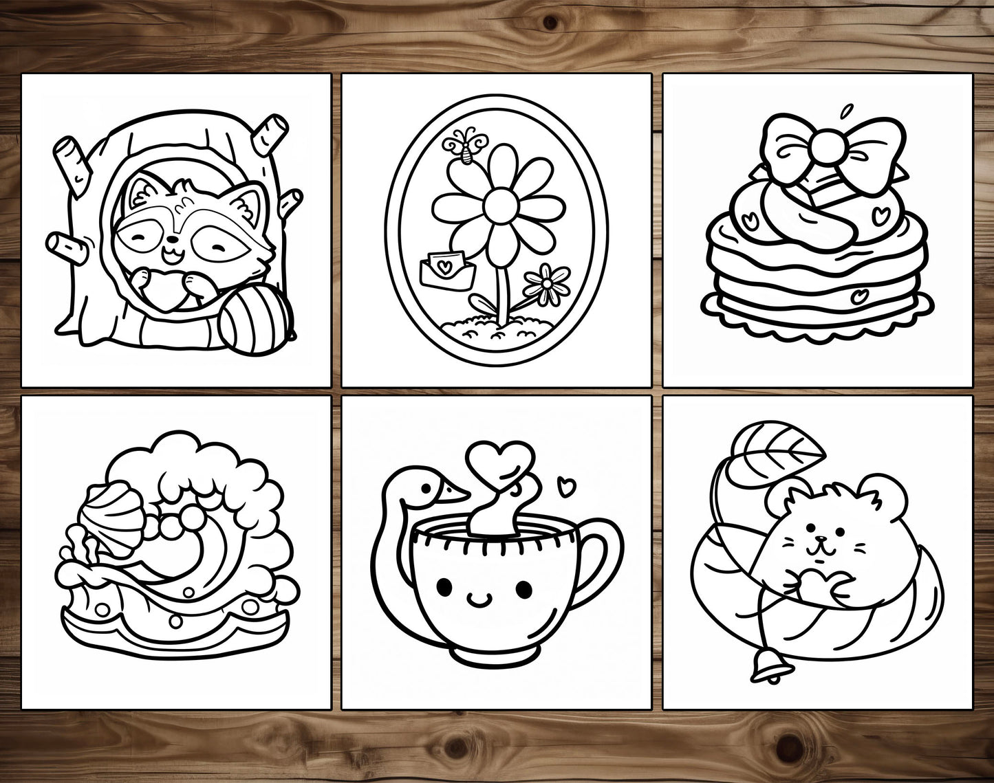 75 Relaxation Therapy Mindfulness Inspired Bold & Easy Coloring Pages - PDF Download