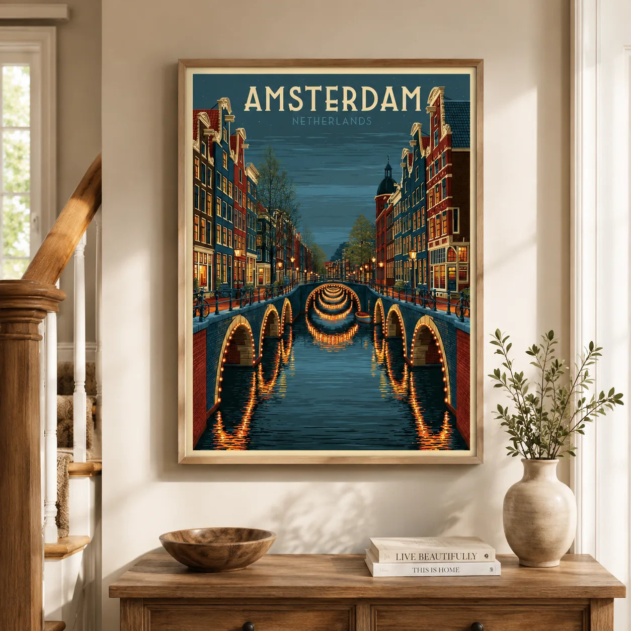 Amsterdam Canal Bridges Wall Art Decor - Wall Art Decor - view 11
