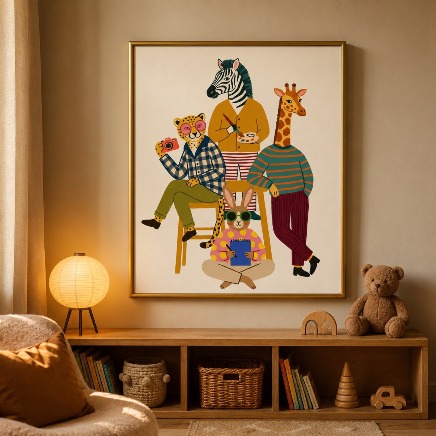 Animal Artists Studio Wall Art Decor preview 10