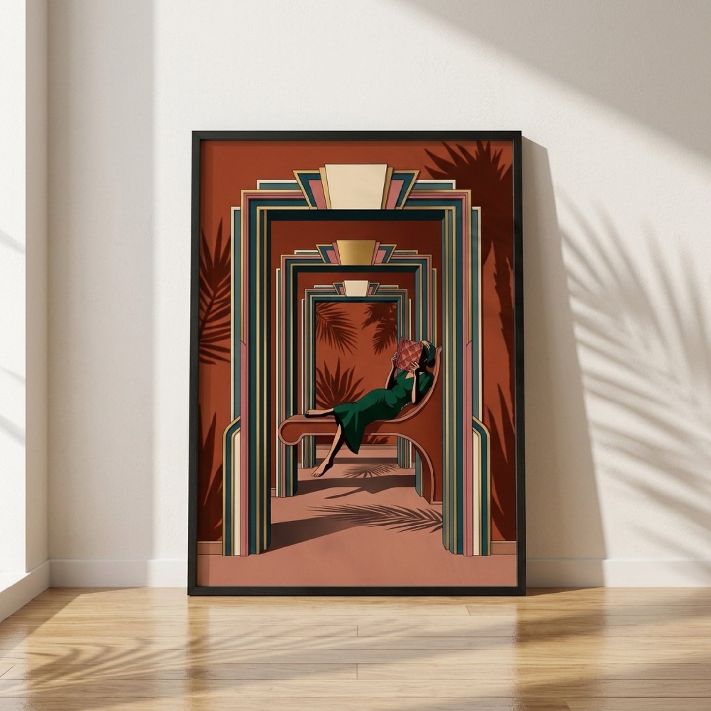 Art Deco Reading Lounge Wall Art Decor preview 11