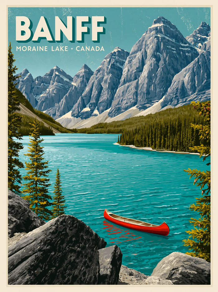Banff Moraine Lake Wall Art Decor