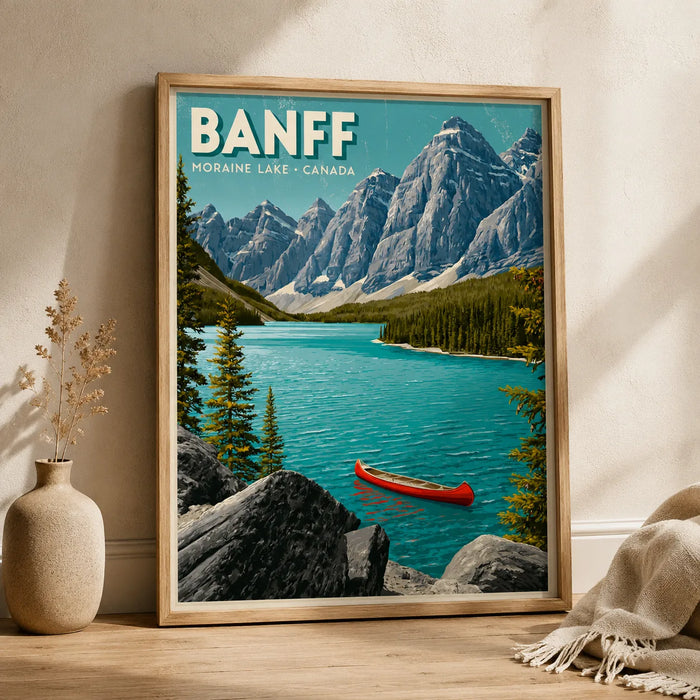 Banff Moraine Lake Wall Art Decor
