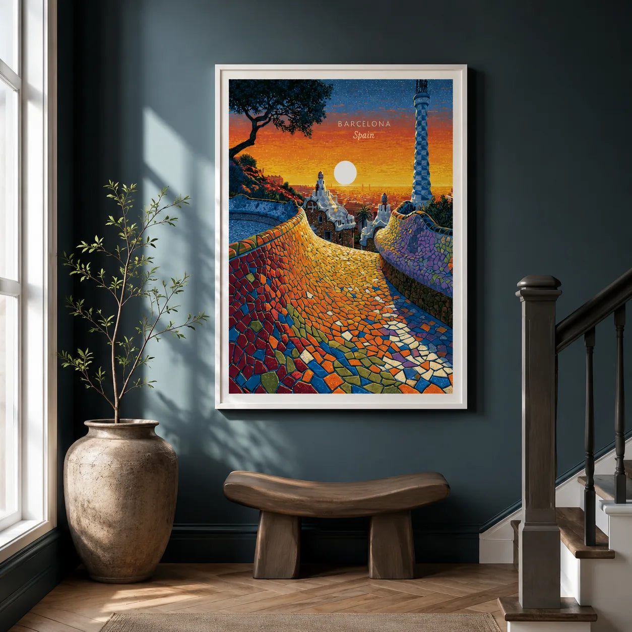 Barcelona Park Guell Wall Art Decor - Wall Art Decor - view 11