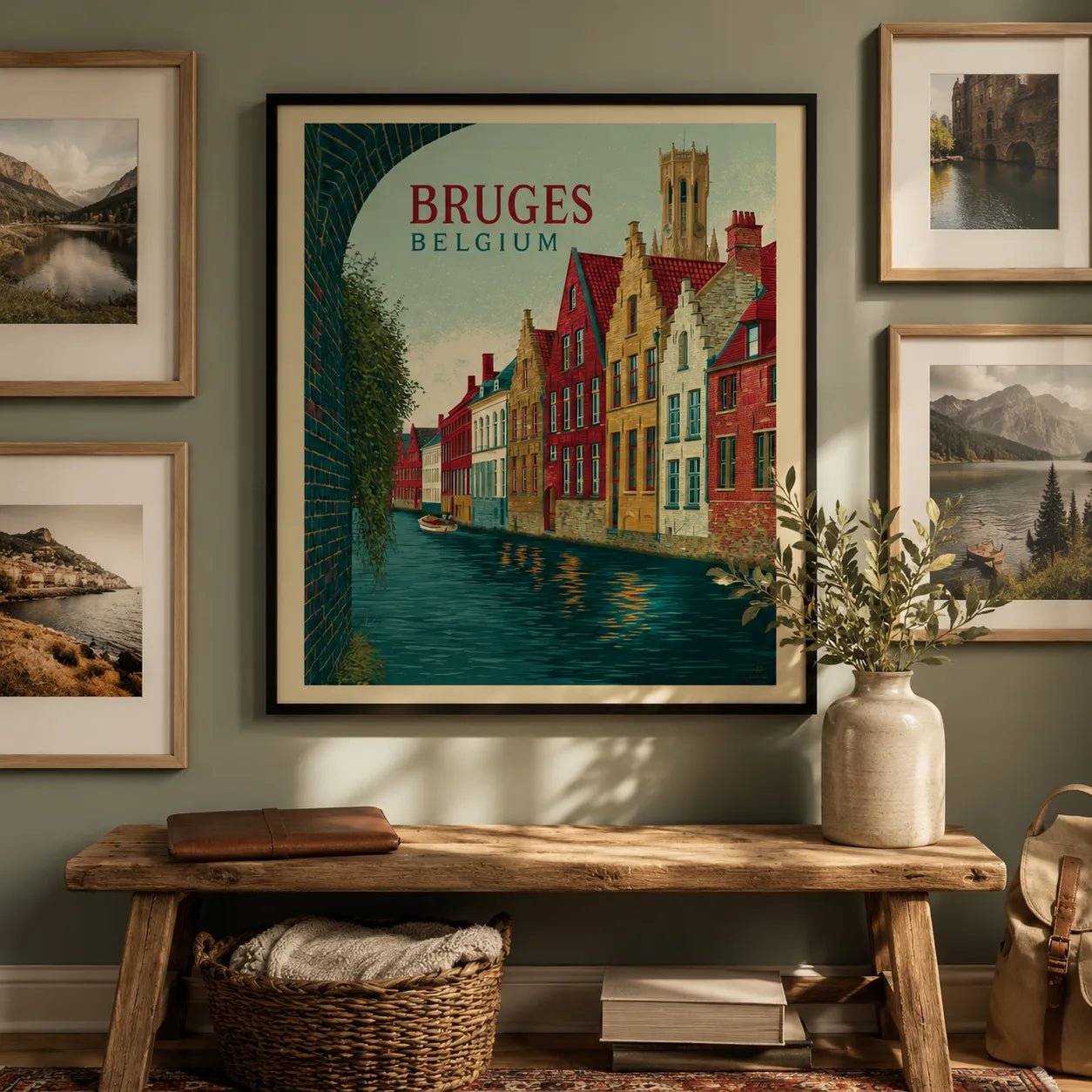 Bruges Belgium Canal Wall Art Decor - Wall Art Decor - view 11