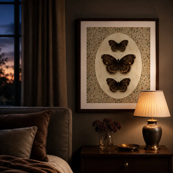 Butterfly Specimen Wall Art Decor