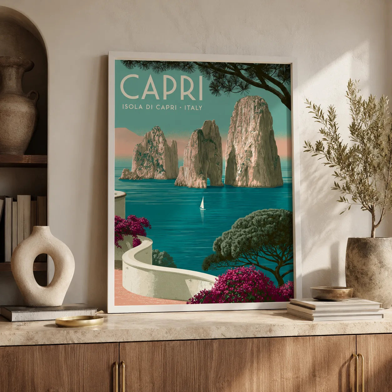 Capri Italy Travel Wall Art Decor - Wall Art Decor - view 11