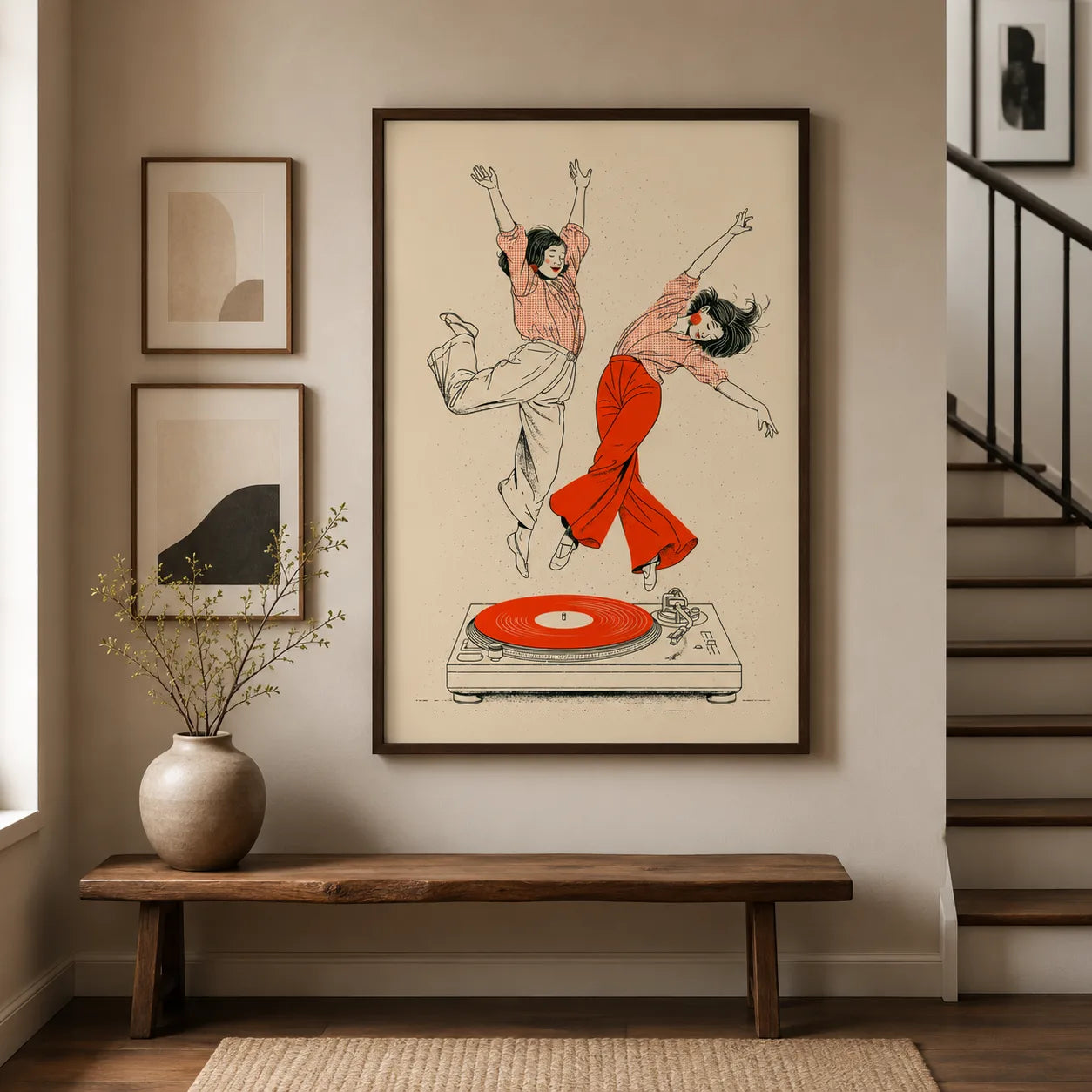 Dancing Women Turntable Wall Art Decor - Wall Art Decor - view 11