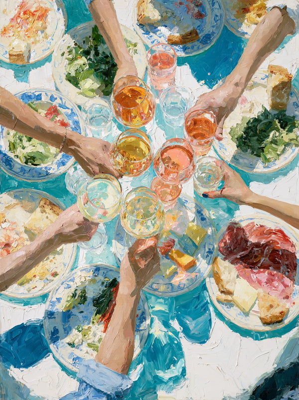 Dinner Toast Celebration Wall Art Decor