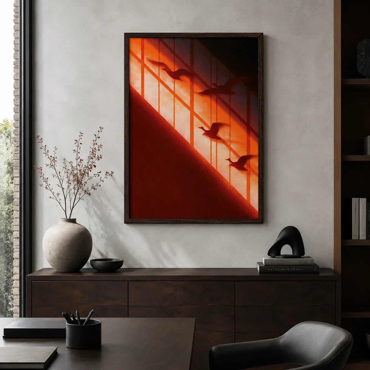 Flying Birds Sunset Wall Art Decor - Wall Art Decor - view 11