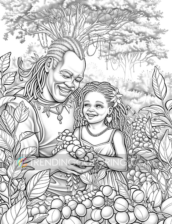 Free Father's Day Coloring Pages - Instant Download Freepage - Printable PDF – preview 7