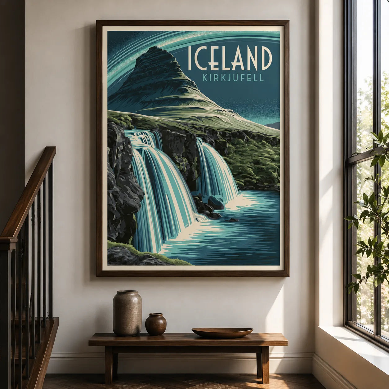 Iceland Kirkjufell Waterfall Wall Art Decor - Wall Art Decor - view 11