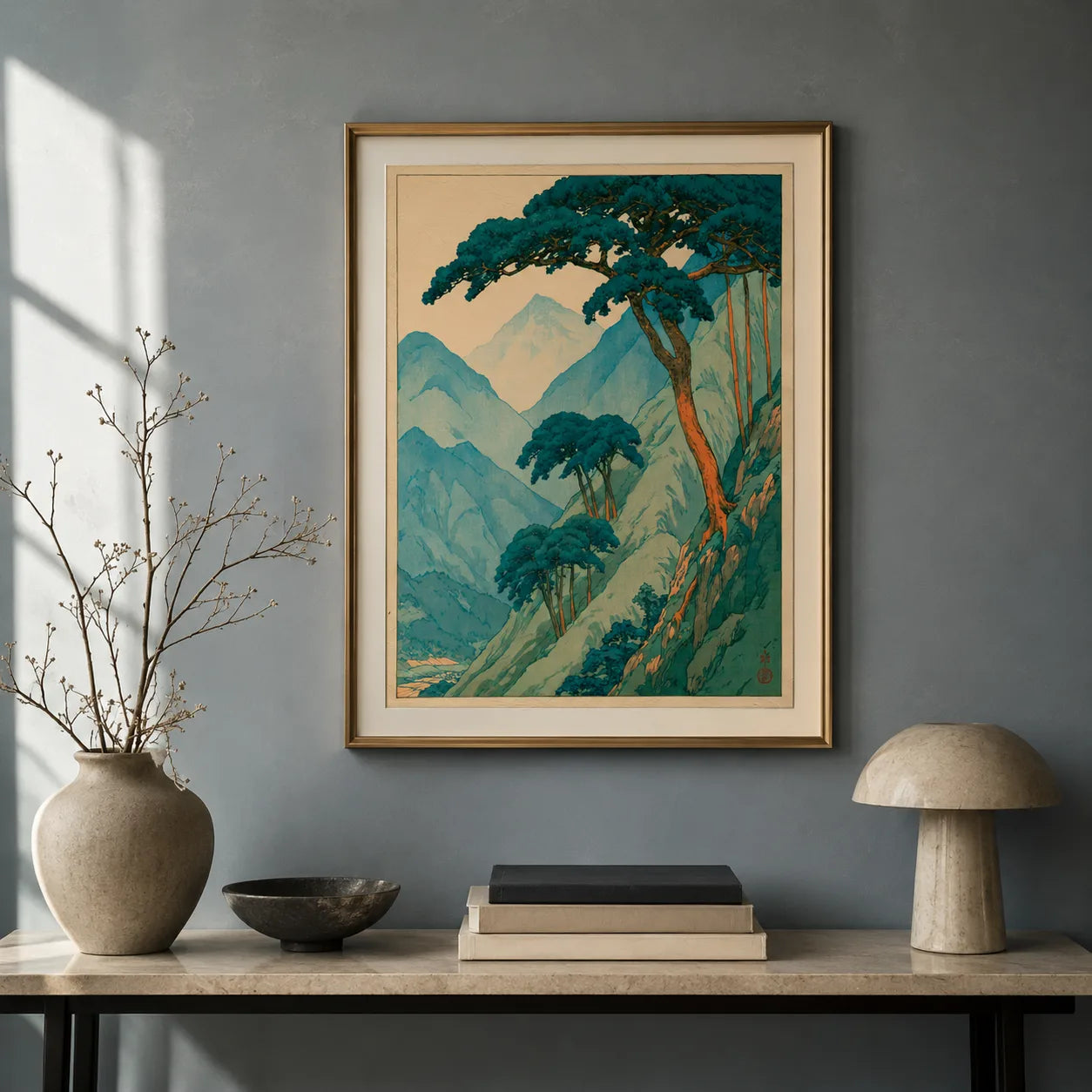 Japanese Pine Mountain Wall Art Decor - Wall Art Decor - view 11