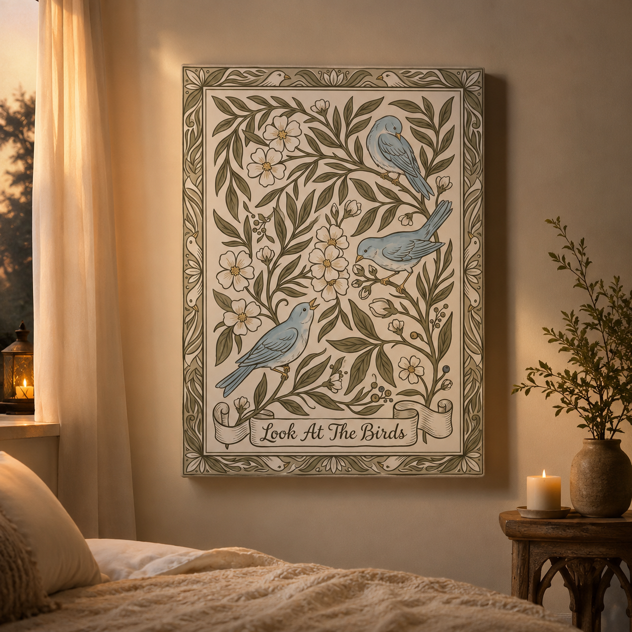 Look At The Birds Decorative Bluebird Wall Art Decor – preview 11