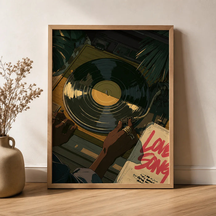 Love Songs Vinyl Record Wall Art Decor
