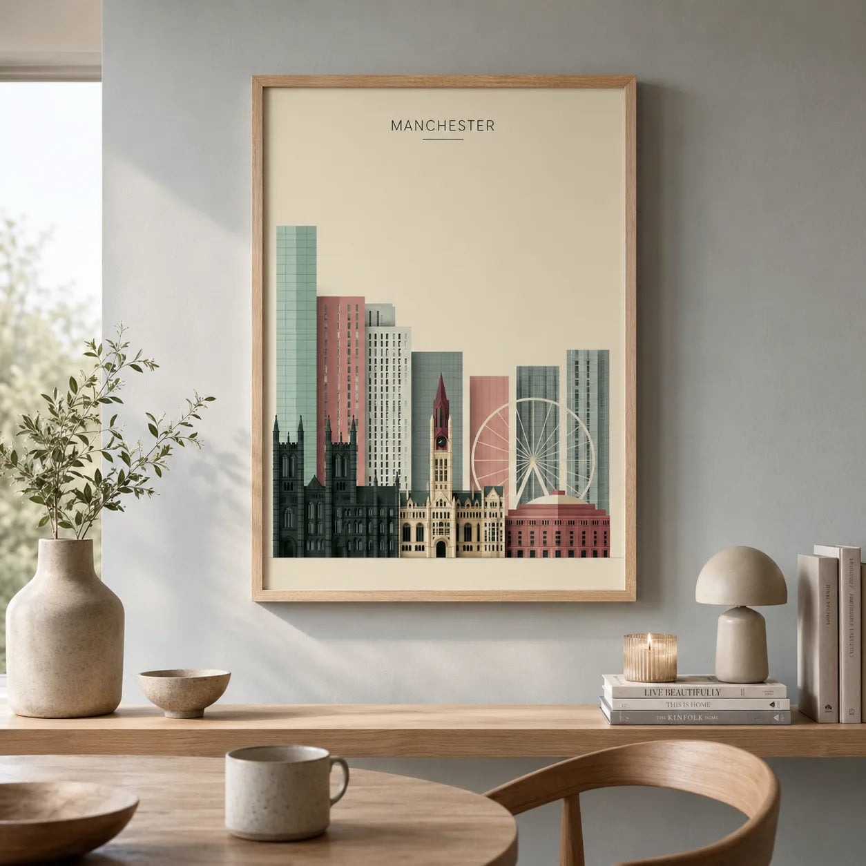 Manchester Skyline Cityscape Wall Art Decor - Wall Art Decor - view 11