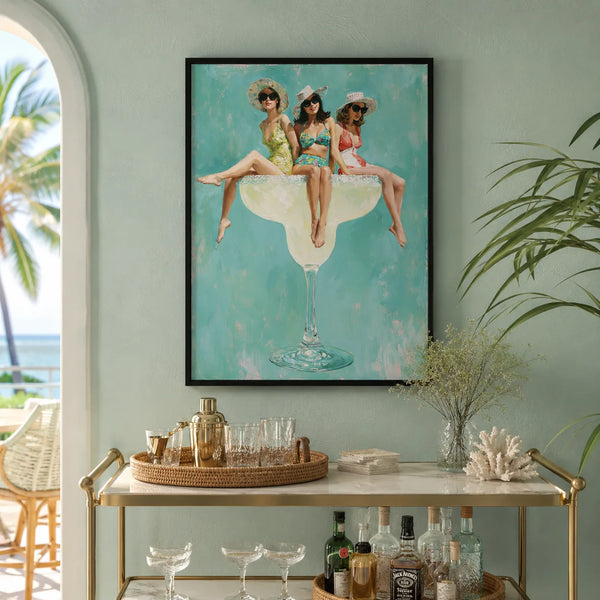 Margarita Girls Wall Art Decor