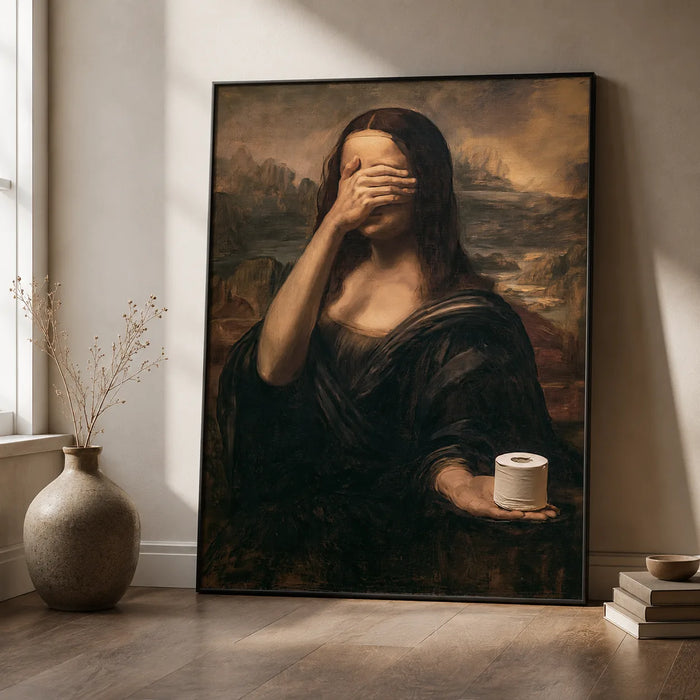 Mona Lisa Toilet Paper Wall Art Decor