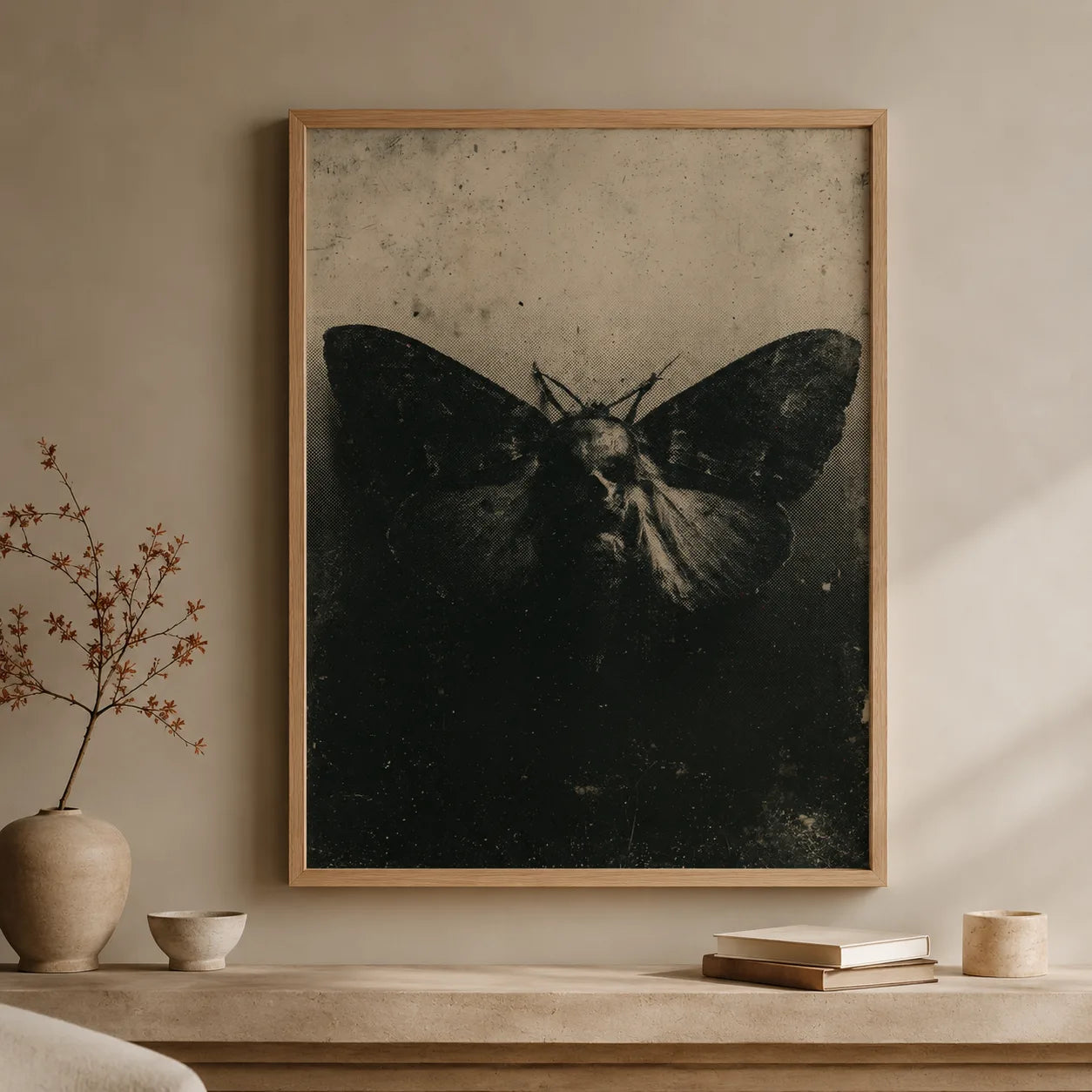 Moth Dark Academia Wall Art Decor - Wall Art Decor - view 11