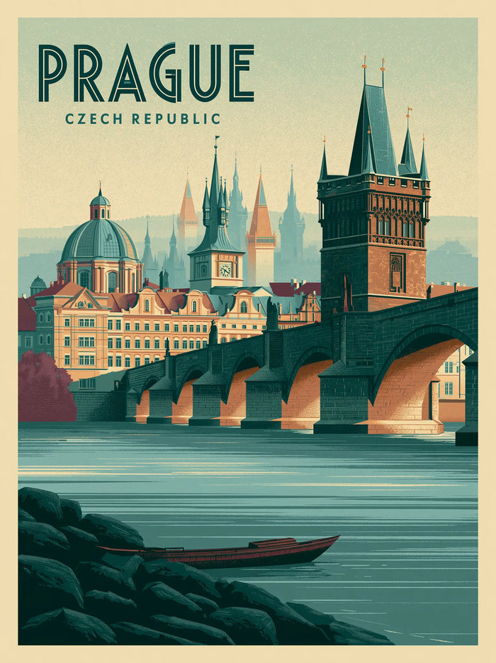 Prague Czech Republic Travel Wall Art Decor
