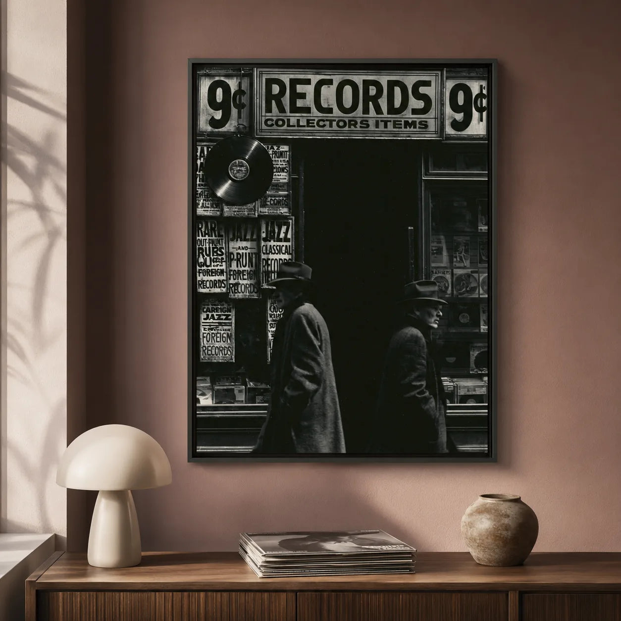 Record Store Noir Wall Art Decor - Wall Art Decor - view 11