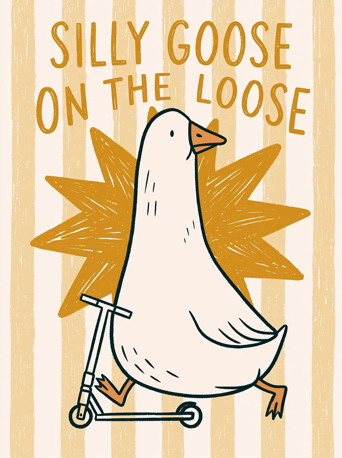 Silly Goose on the Loose Wall Art Decor