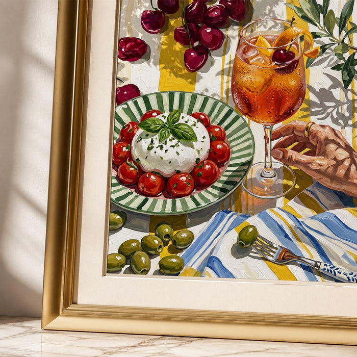 Summer Aperitivo Still Life Wall Art Decor