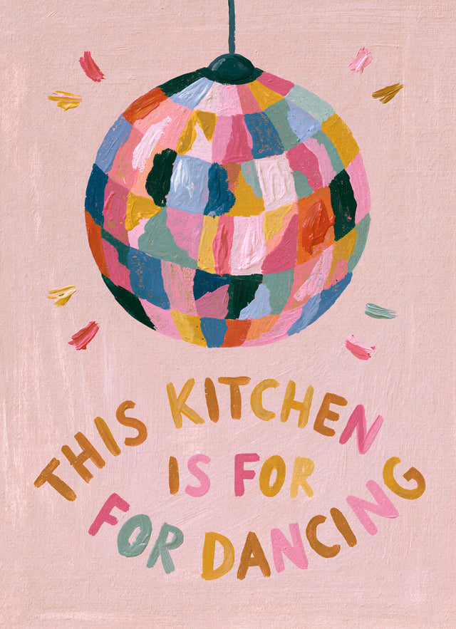 This Kitchen Is For Dancing Wall Art Decor