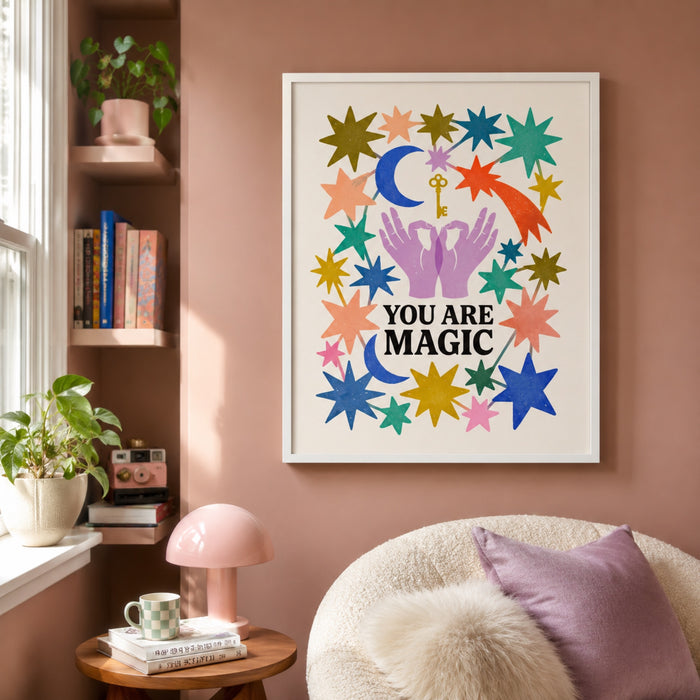 You Are Magic Star Hands Wall Art Decor