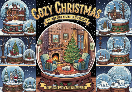 Cozy Christmas: 101 Snow Globe Designs for Stress Relief