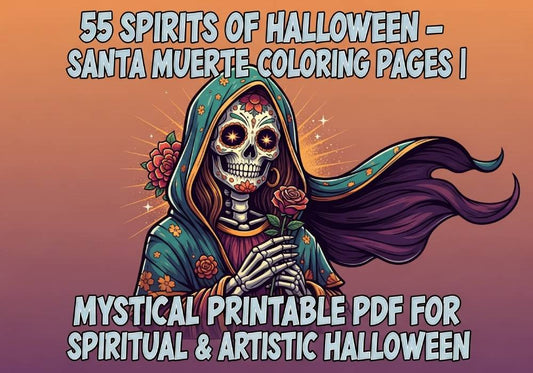 55 Spirits of Halloween coloring pages