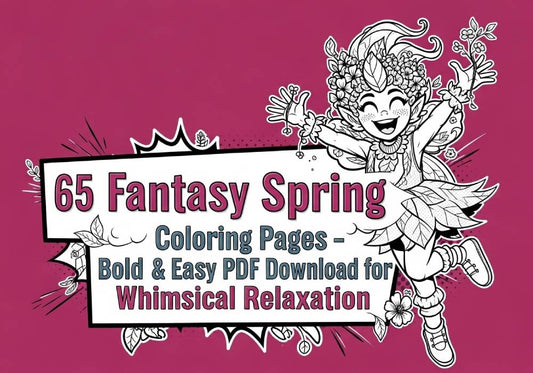 65 Fantasy Spring Coloring Pages