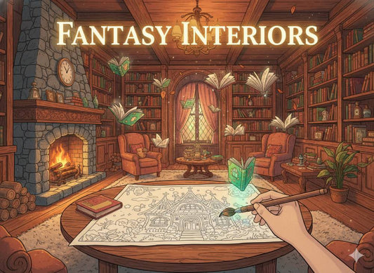 Spring cleaning for your mind: Escaping into fantasy interiors and fairy omes