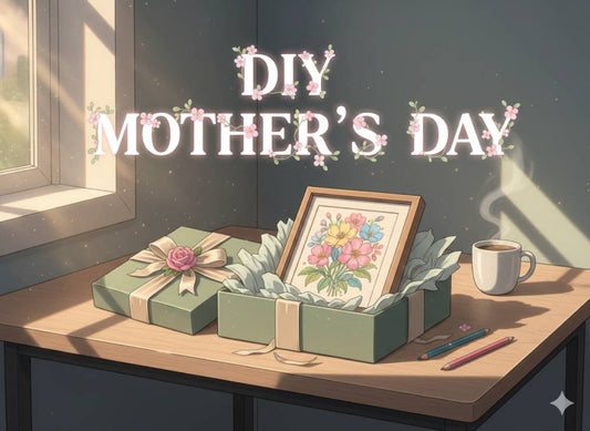 How to Frame Printed Coloring Pages for Mother’s Day