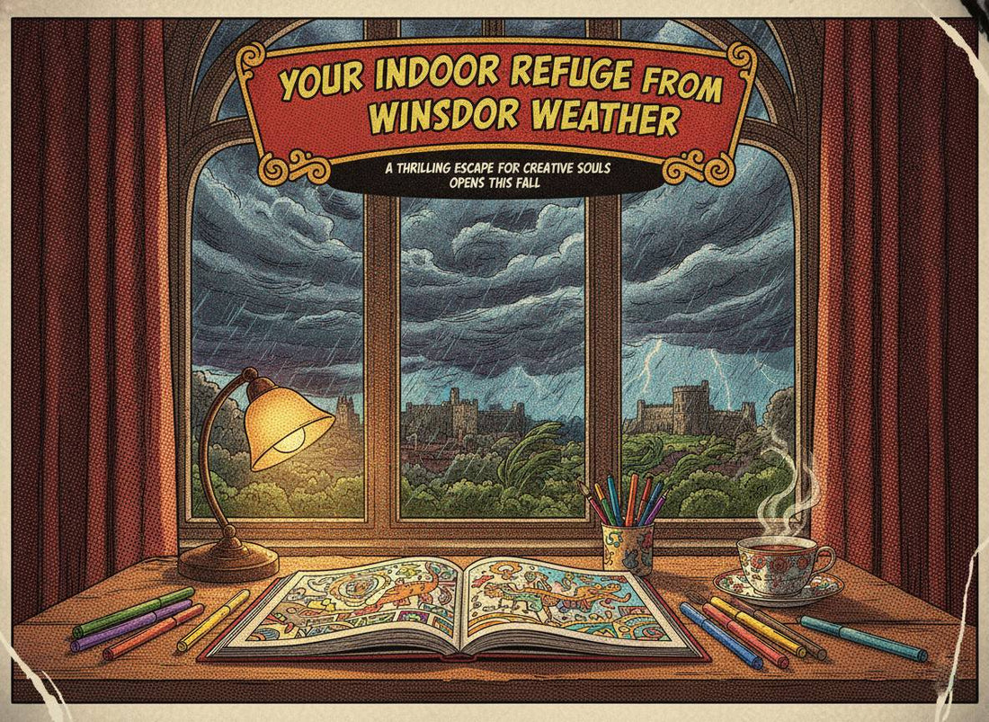 Windsor Weather Escape: Cozy Adult Coloring Pages