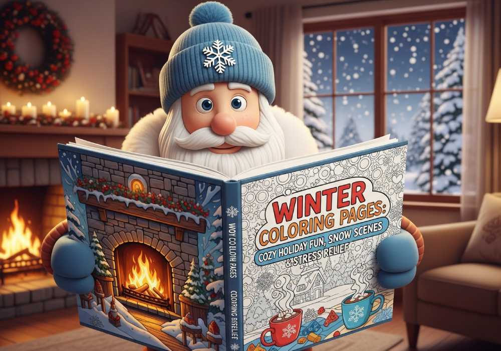 a a a der winter der ist da coloring page