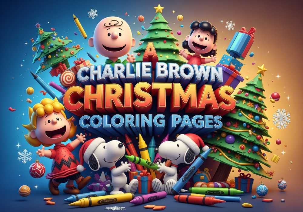 a charlie brown christmas coloring pages