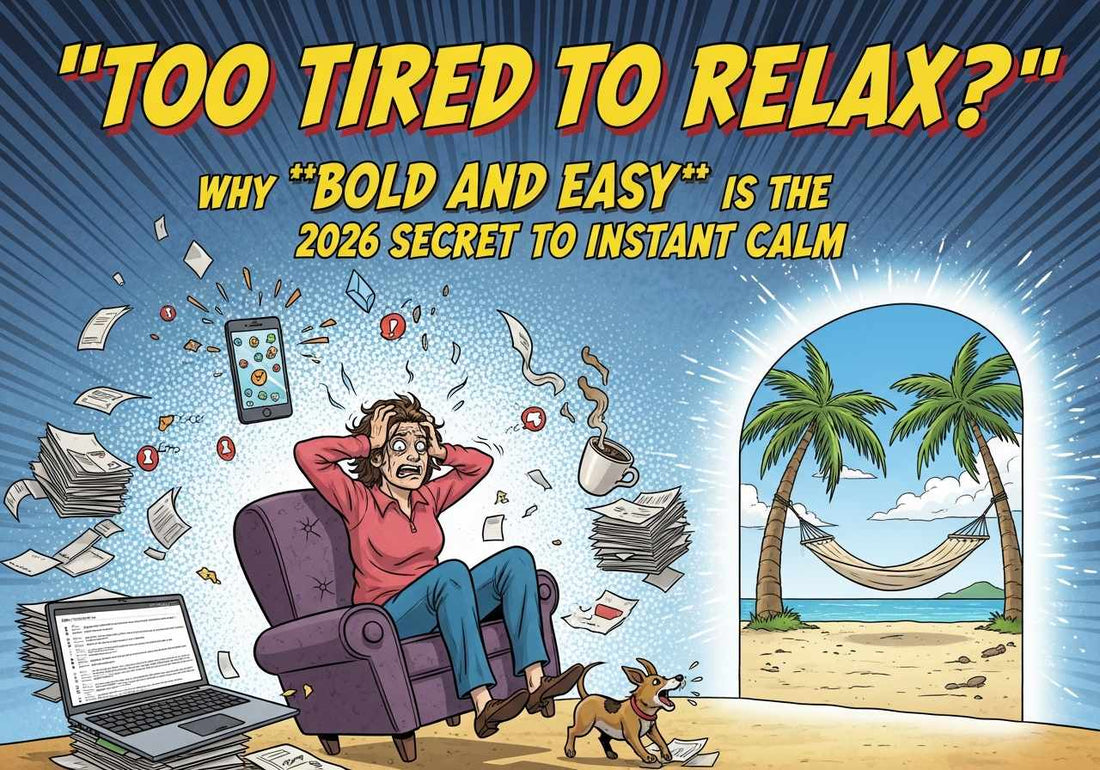 Too Tired to Relax? Why "Bold and Easy" is the 2026 Secret to Instant Calm