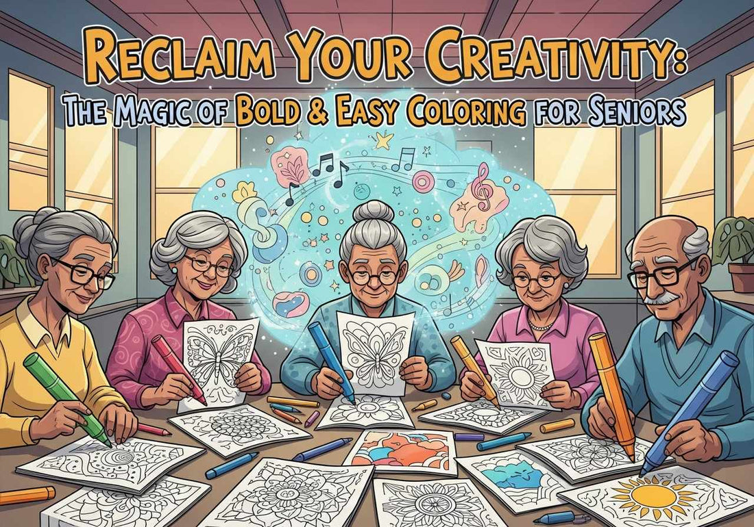Reclaim Your Creativity: The Magic of Bold & Easy Coloring for Seniors