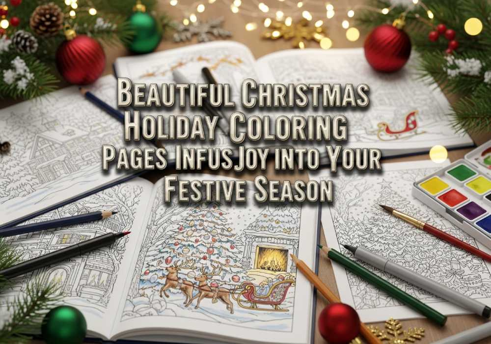 christmas page coloring