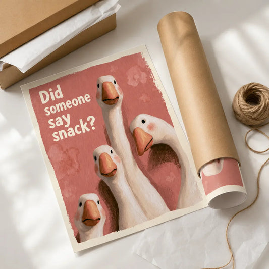 Did Someone Say Snack? Goose Art: Quirky Kitchen Decor Review