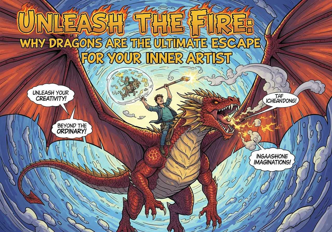 Unleash the Fire: Why Dragons Are the Ultimate Escape for Your Inner Artist