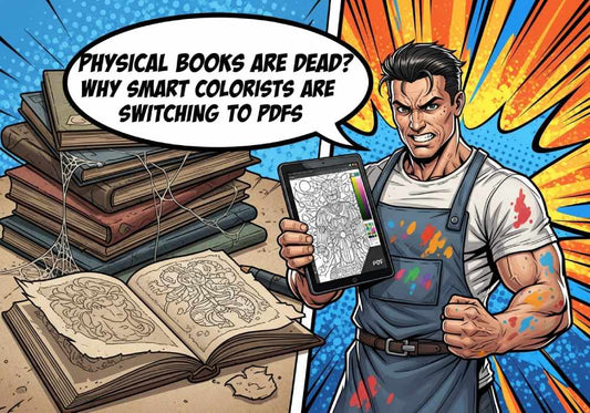 Physical Books are Dead? Why Smart Colorists are Switching to PDFs