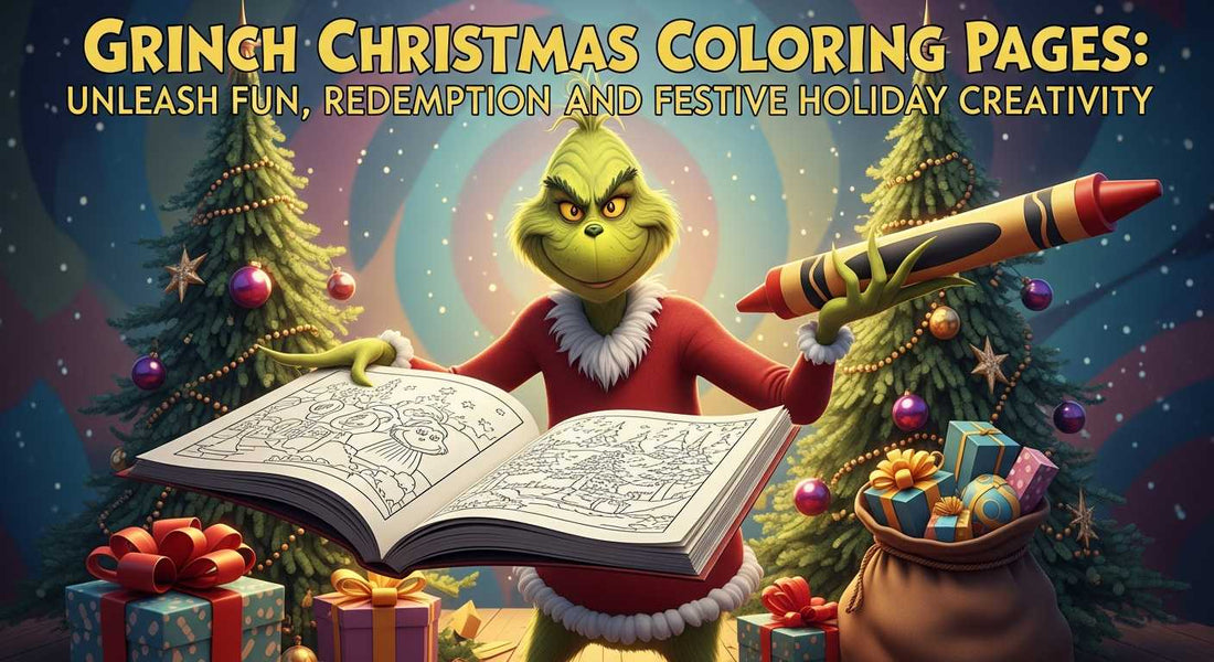 grinch christmas coloring pages