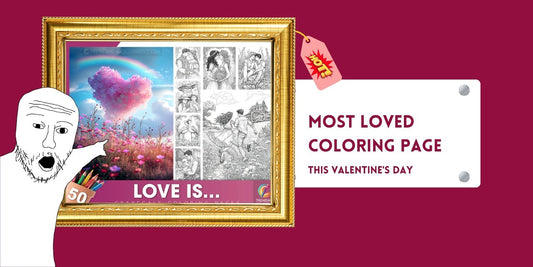 What’s Trending: The Most Loved Coloring Page This Valentine's Day