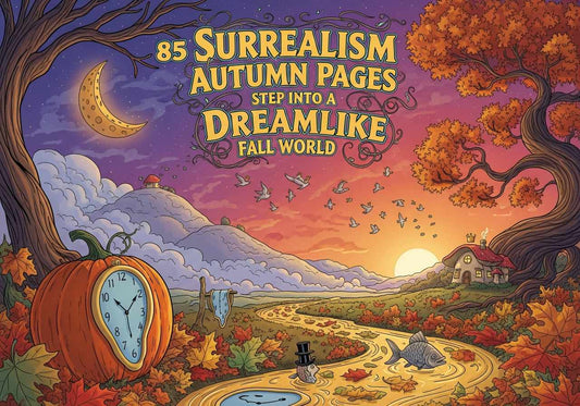 85 Surrealism Autumn Pages: Step Into a Dreamlike Fall World