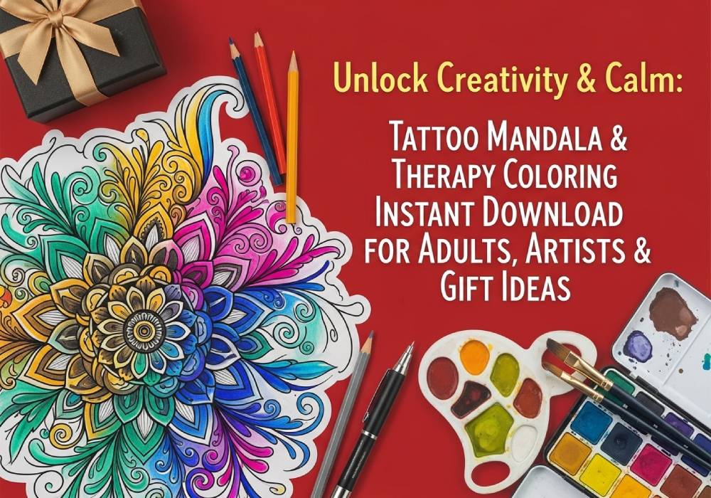 tattoo coloring pages for adults