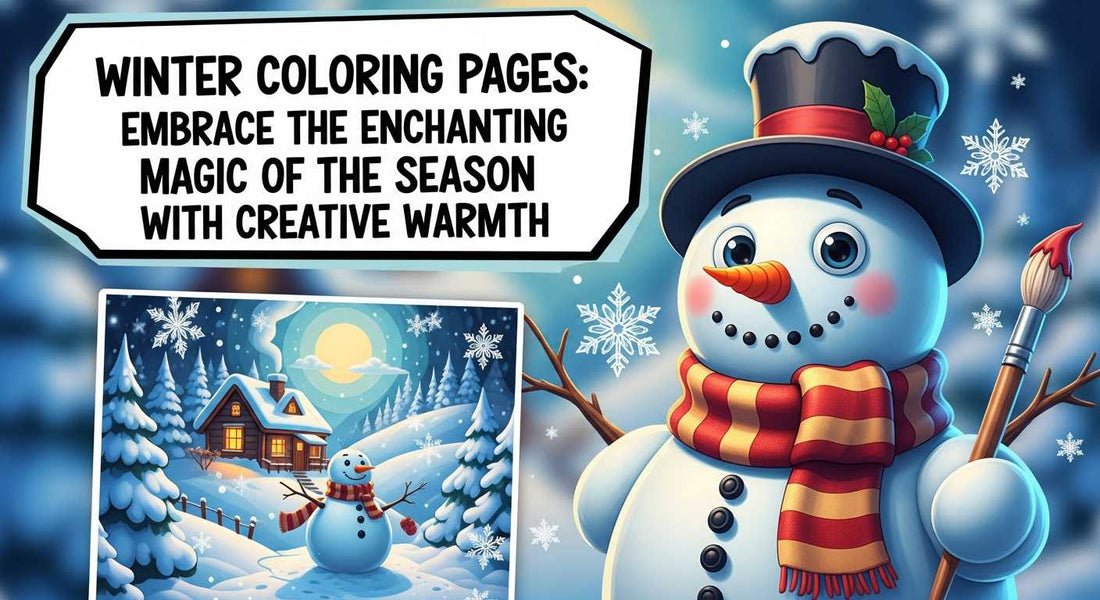 winter coloring pages